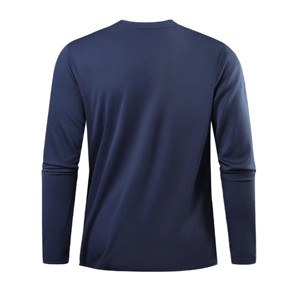 Men’s Quick Dry Long Sleeve T-Shirt – Breathable Lightweight Hiking & Running Tee