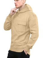 Men’s Striped Hooded Sweatshirt – Casual Slim Fit Pullover Hoodie, Long Sleeve