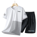 Men’s Summer 2-Piece Set – Short Sleeve Printed T-Shirt & Shorts Casual Sports Outfit