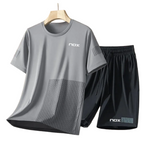 Men’s Summer 2-Piece Set – Short Sleeve Printed T-Shirt & Shorts Casual Sports Outfit