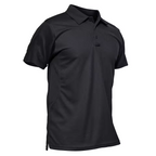 Men’s Summer Quick Dry Polo Shirt – Breathable Short Sleeve Work & Outdoor Tactical Tee