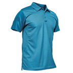 Men’s Summer Quick Dry Polo Shirt – Breathable Short Sleeve Work & Outdoor Tactical Tee
