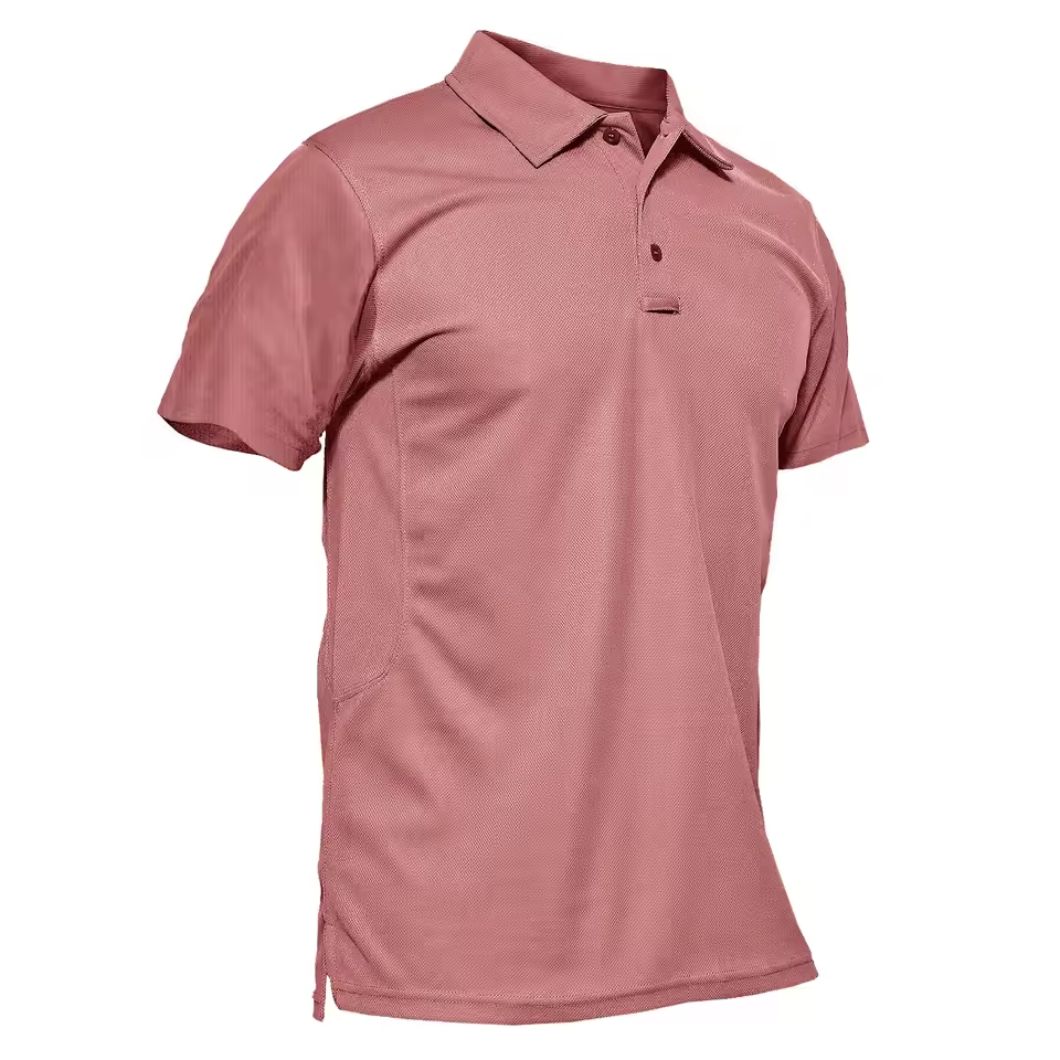 Men’s Summer Quick Dry Polo Shirt – Breathable Short Sleeve Work & Outdoor Tactical Tee