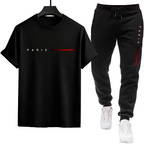 Men’s Summer Tracksuit Set – Short Sleeve T-Shirt & Jogger Pants Casual Sports Outfit