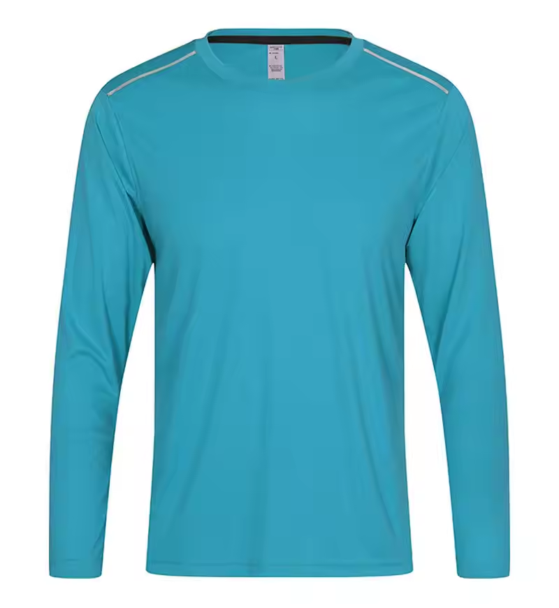 Quick Dry Long Sleeve Sports T-Shirt – Spandex Running & Training Top for Men