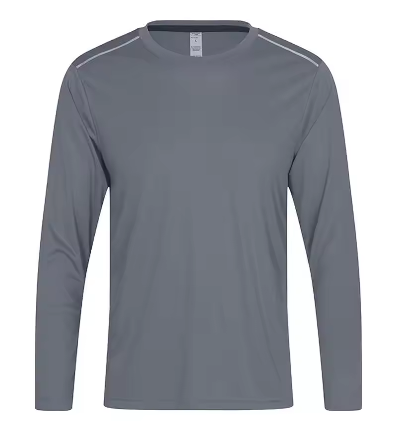 Quick Dry Long Sleeve Sports T-Shirt – Spandex Running & Training Top for Men