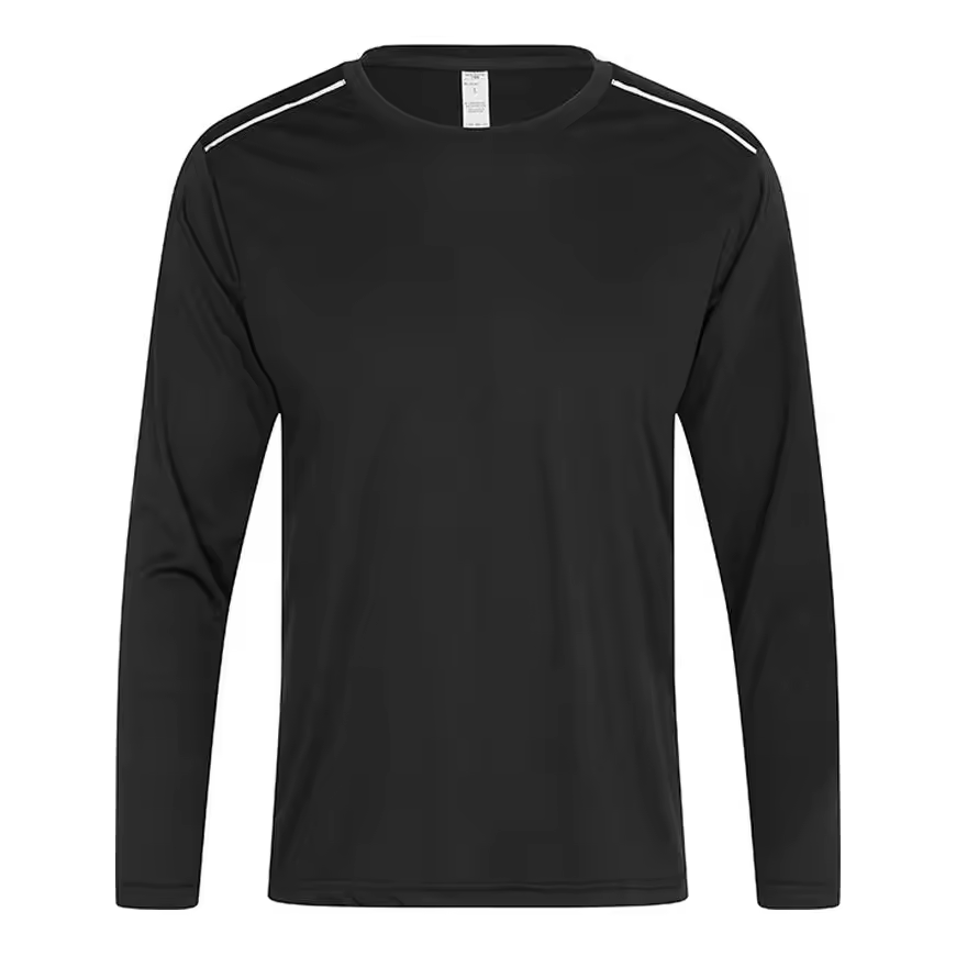 Quick Dry Long Sleeve Sports T-Shirt – Spandex Running & Training Top for Men