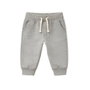Toddler Boys Heather Gray Fleece Jogger Pants